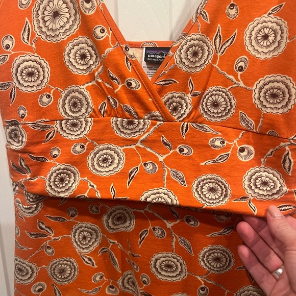 Patagonia Orange Patterned Sun Dress - Picture 4 of 9